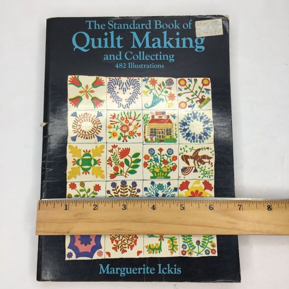 Vintage 1948 The Standard Book Of Quilt Making And Collecting Marguerite Ickis - Picture 12 of 13